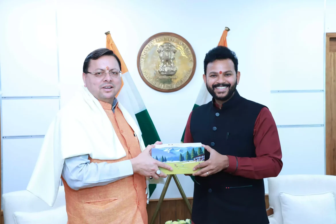 मुख्यमंत्री पुष्कर सिंह धामी ने केन्द्रीय उड्डयन मंत्री से मुलाकात की, उत्तराखंड में हवाई सेवाओं को विस्तार मिलेगा