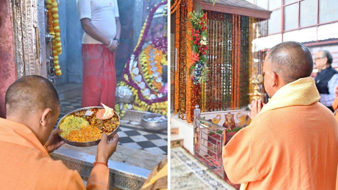 मुख्यमंत्री योगी आदित्यनाथ: बजरंग बली का जन्म कर्नाटक में हुआ है, लेकिन उनकी पूजा अयोध्या के हनुमानगढ़ी में।