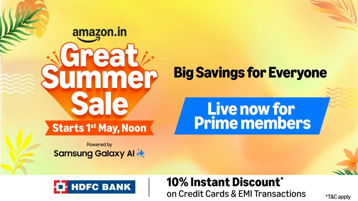 Amazon Great Summer Sale 2025 में Samsung और Apple टैबलेट पर 60% तक की छूट!