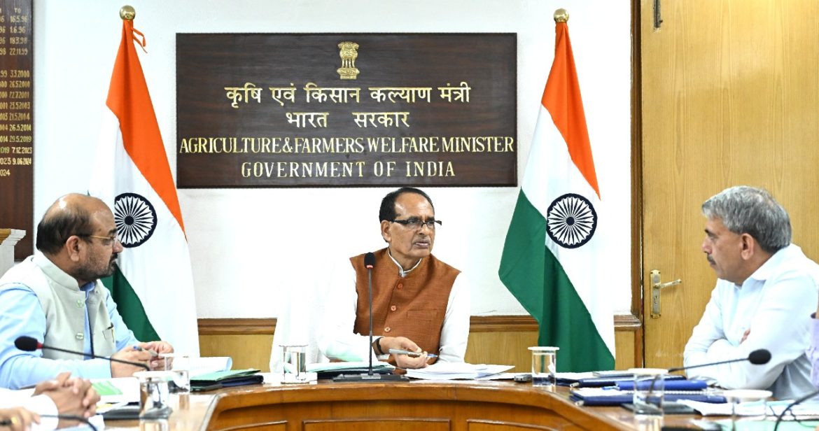 केंद्रीय मंत्री श्री शिवराज सिंह चौहान ने भारतीय कृषि अनुसंधान परिषद के बागवानी विभाग की समीक्षा की