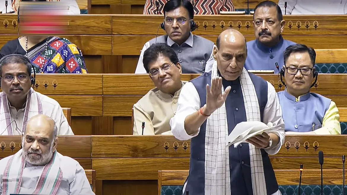 रक्षा मंत्री राजनाथ सिंह ने संसद में ऑपरेशन सिंदूर पर दिया महत्वपूर्ण जवाब, बताया कितने फाइटर जेट गिराए गए