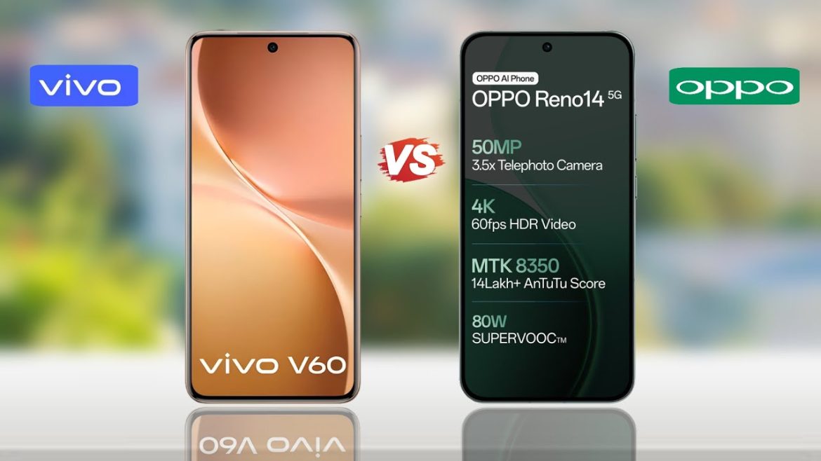 Vivo V60 5G और Oppo Reno 14 5G: भारत में पेश हुए नए स्लिम स्मार्टफोन, जानें फीचर्स, कीमत और उपलब्धता