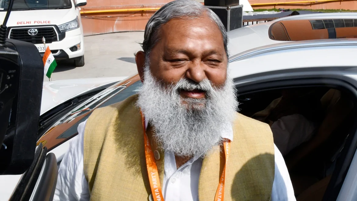 उपराष्ट्रपति पद के लिए एनडीए उम्मीदवार बने सी.पी. राधाकृष्णन, हरियाणा के मंत्री अनिल विज ने फैसले को बताया "मजबूत कदम"