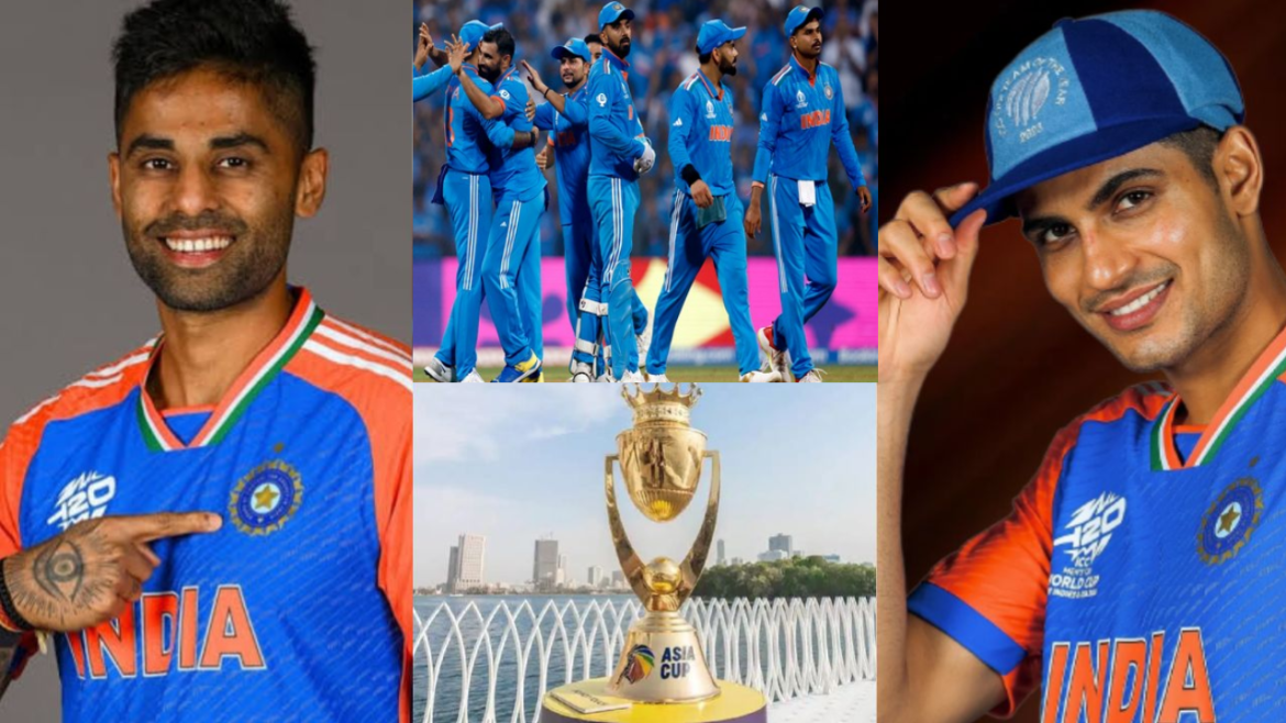 इंडिया ने एशिया कप 2025 के लिए टीम का ऐलान: सूर्यकुमार यादव बने कप्तान, शुभमन गिल को उपकप्तान बनाया गया