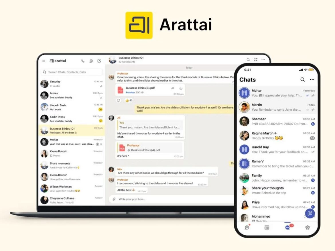 मेड इन इंडिया Arattai ऐप ने मचाई धूम, ऐप स्टोर पर नंबर वन – WhatsApp को मिल सकती है चुनौती!