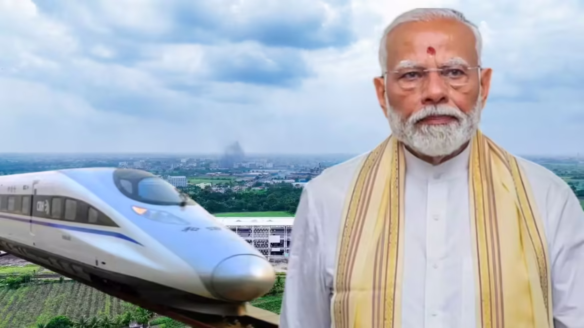 प्रधानमंत्री नरेंद्र मोदी ने दिया बड़ा संदेश: जल्द पूरे भारत में बुलेट ट्रेन की होगी कनेक्टिविटी