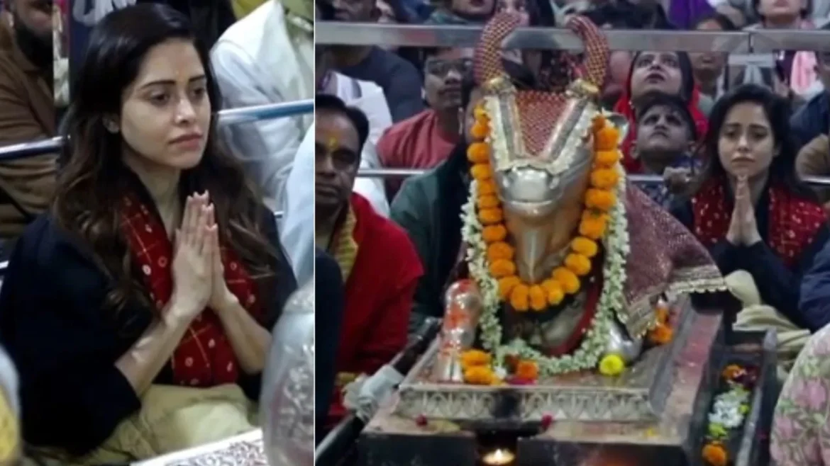 नुसरत भरूचा की महाकाल भक्ति: उज्जैन में भस्म आरती में डूबी नजर आईं बॉलीवुड एक्ट्रेस