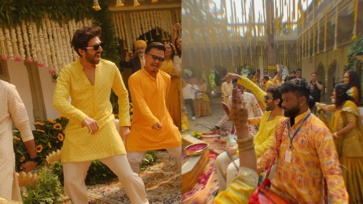 कार्तिक आर्यन ने बहन कृतिका की हल्दी सेरेमनी में किया धमाल, शानदार डांस और टैटू फ्लॉन्ट किया