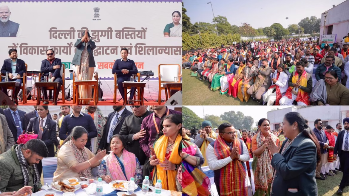 दिल्ली झुग्गी-झोपड़ी वालों के लिए बड़ी राहत, मुख्यमंत्री रेखा गुप्ता ने 327 करोड़ की योजनाओं को दी मंजूरी