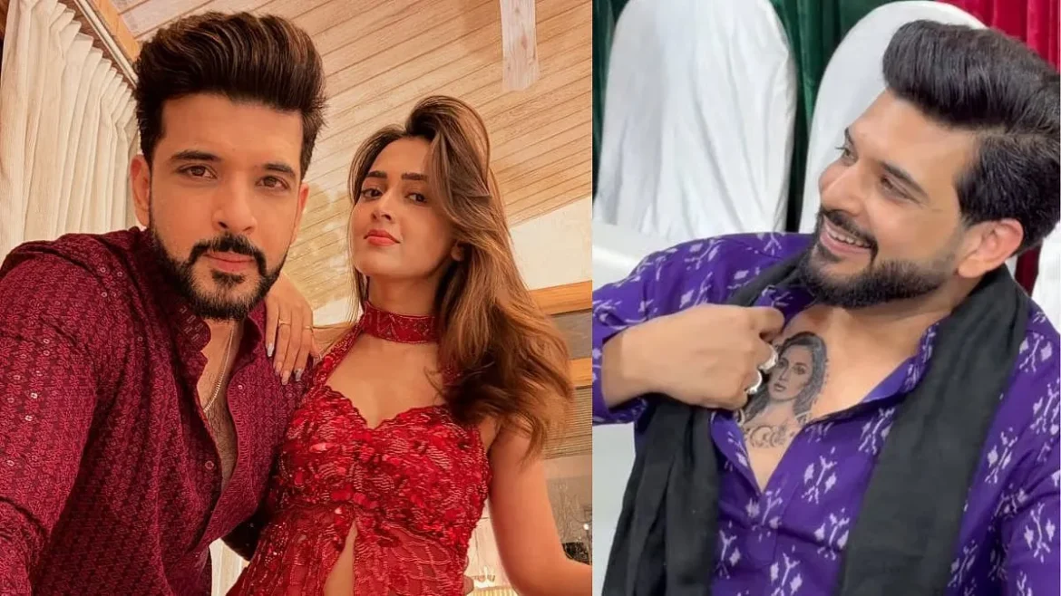Karan Kundrra ने Tejasswi Prakash के लिए जताया प्यार, सीने पर बनवाया उनके चेहरे का टैटू