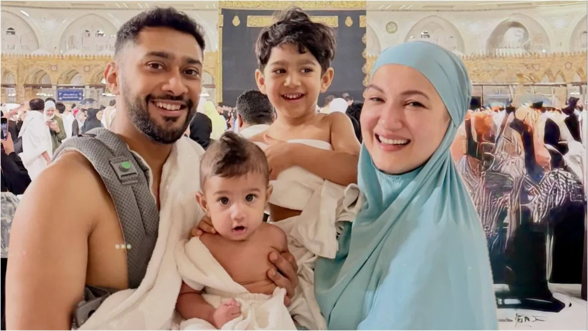 गौहर खान ने रमजान में छोटे बेटे फरवान का चेहरा किया रिवील, परिवार ने काबा में दिया पहला सलाम