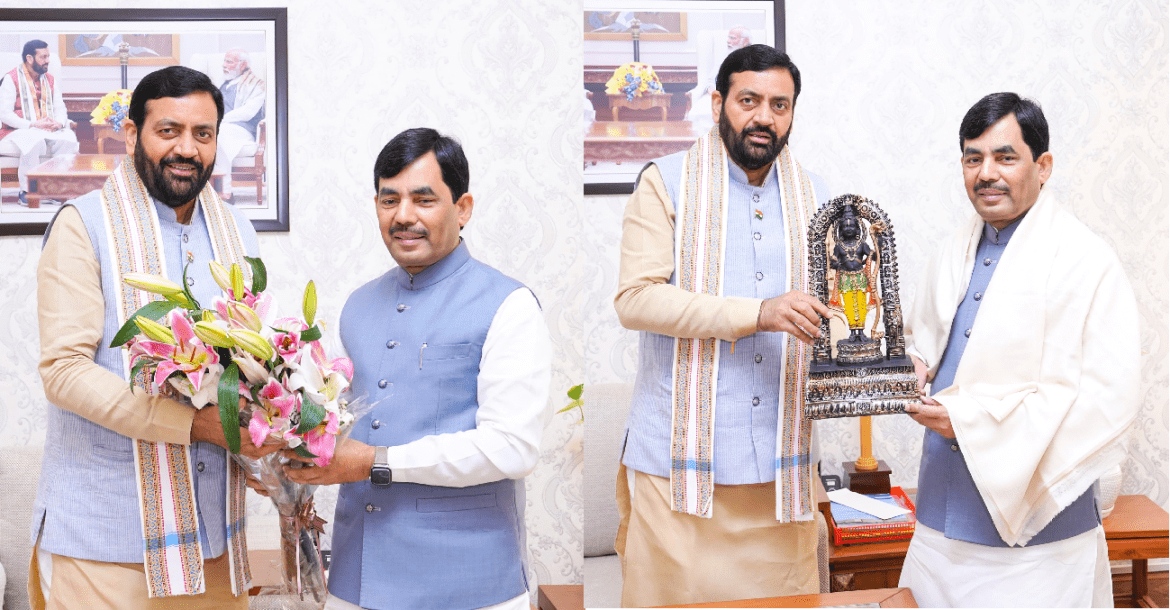मुख्यमंत्री नायब सैनी ने सैयद शाहनवाज़ हुसैन से चंडीगढ़ में की महत्वपूर्ण बैठक