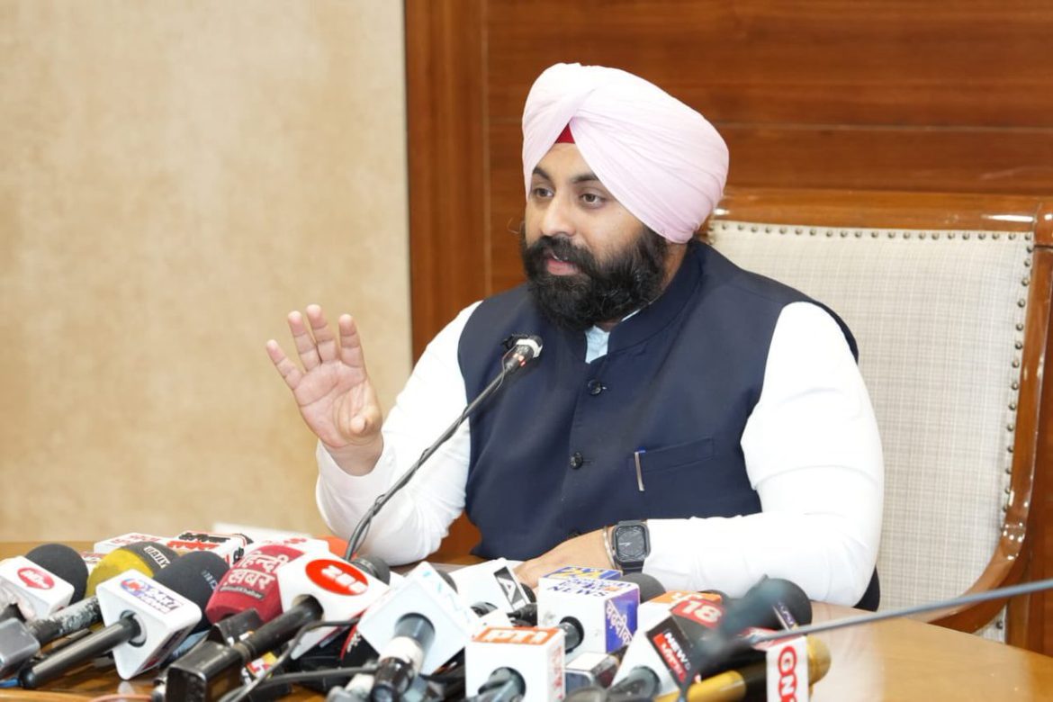 मंत्री हरजोत सिंह बैंस: मुख्यमंत्री भगवंत मान 31 मार्च को नंगल में बड़े विकास परियोजनाओं की रखेंगे नींव