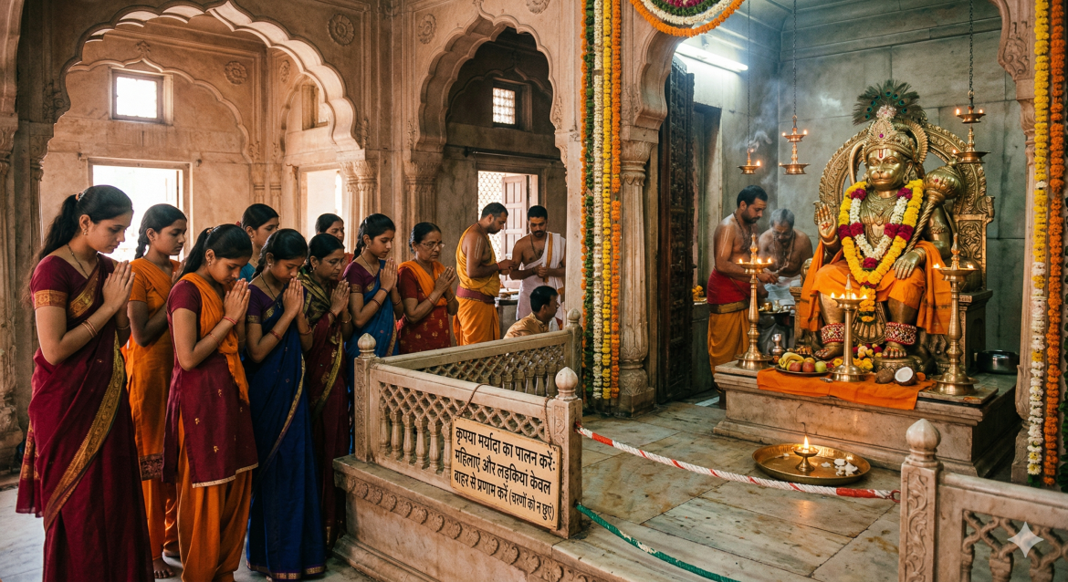 Hanuman Ji Puja: क्या महिलाओं के लिए हनुमान जी के चरण छूना वर्जित है? जानें इसके पीछे का धार्मिक कारण