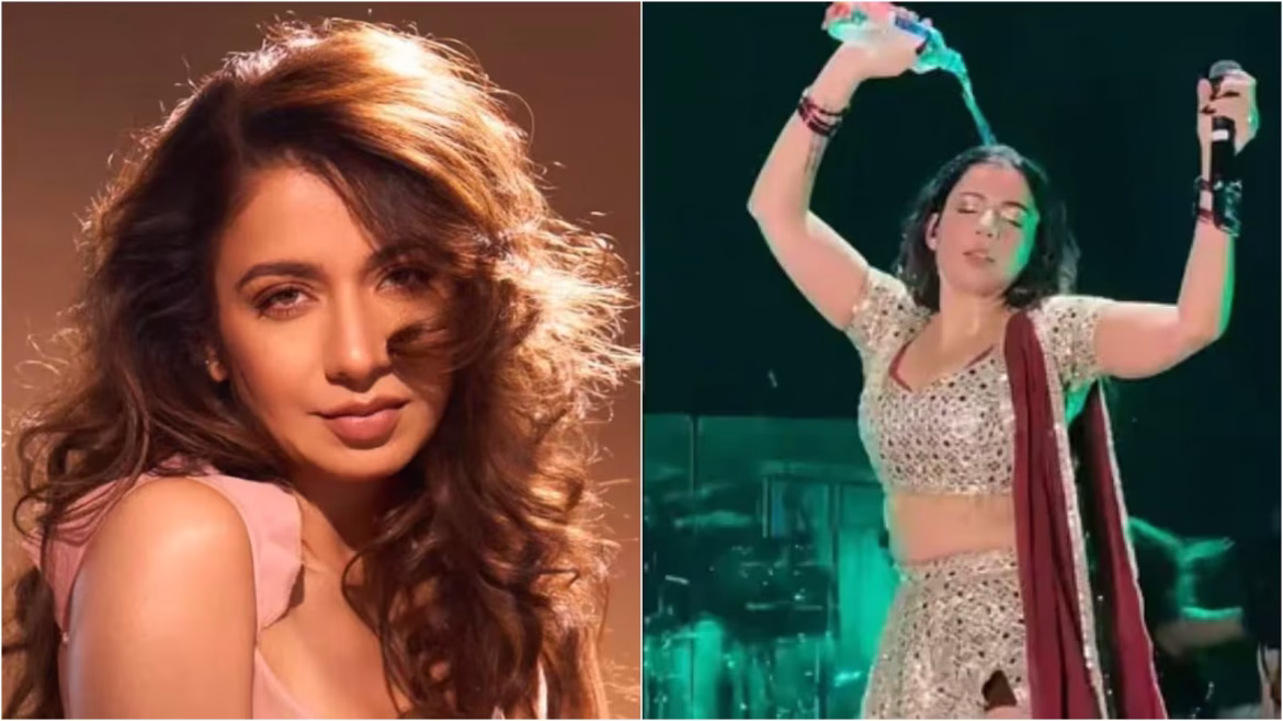 जैस्मीन सैंडलस अहमदाबाद कॉन्सर्ट में हुईं ट्रोल: लाइव शो में 'लिप-सिंकिंग' और पानी डालने पर भड़के फैंस, तुलना सुनिधि चौहान से