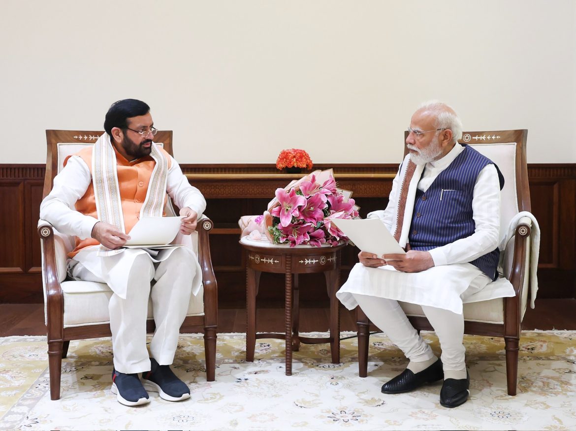 हरियाणा मुख्यमंत्री नायब सैनी की दिल्ली में पीएम मोदी से मुलाकात: पंजाब-बंगाल चुनाव और अंबाला दौरे पर हुई चर्चा