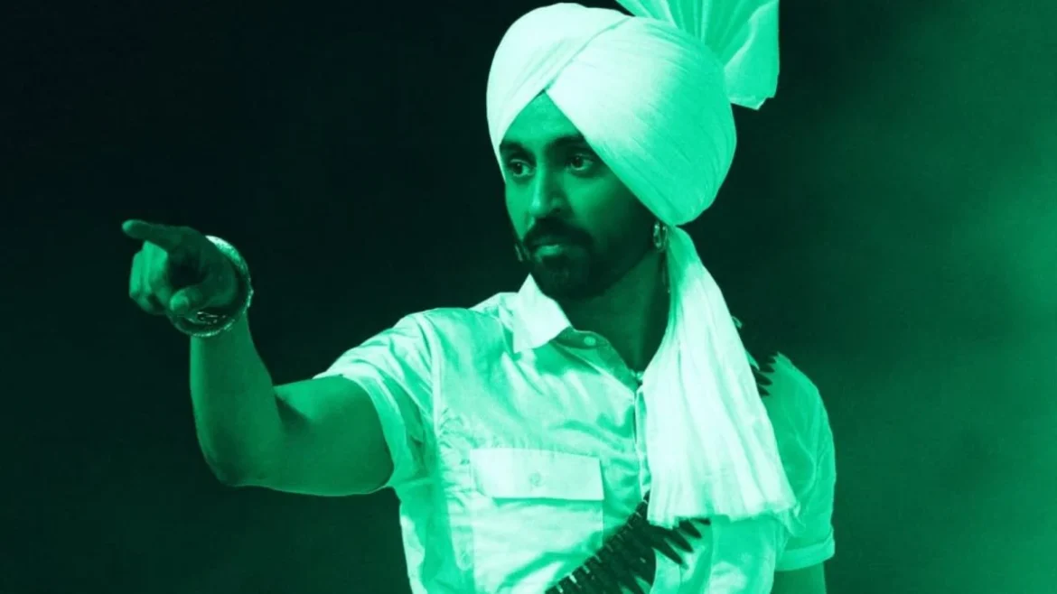 दिलजीत दोसांझ का प्रदर्शनकारियों को मुंहतोड़ जवाब; शो के दौरान लगे नारे तो बोले- "जितने झंडे दिखाने हैं दिखाओ"।