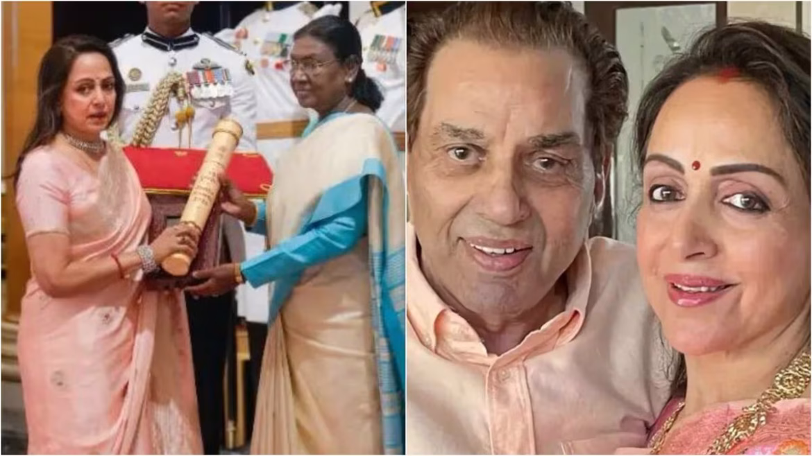 धर्मेंद्र को मरणोपरांत पद्म विभूषण: हेमा मालिनी ने साझा की भावुक यादें, कहा— "महसूस हुआ धर्म जी का साथ"
