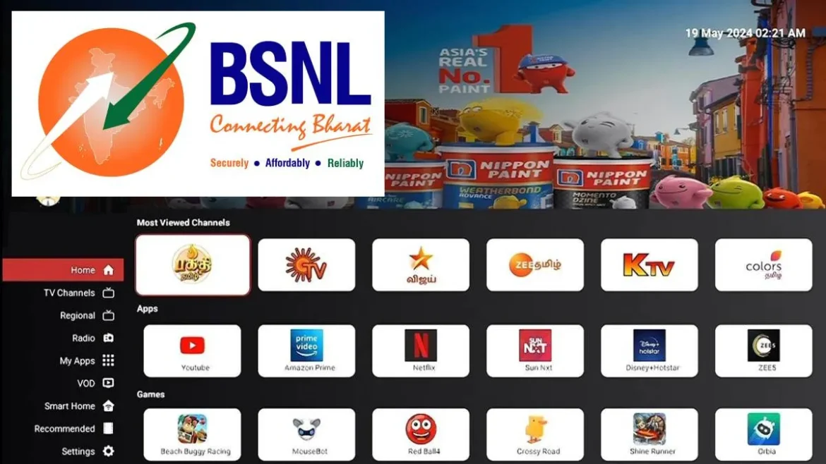 BSNL धमाका ऑफर: मात्र ₹61 में 1000+ लाइव टीवी चैनल और OTT, प्लान्स की कीमतों में 50% तक की कटौती
