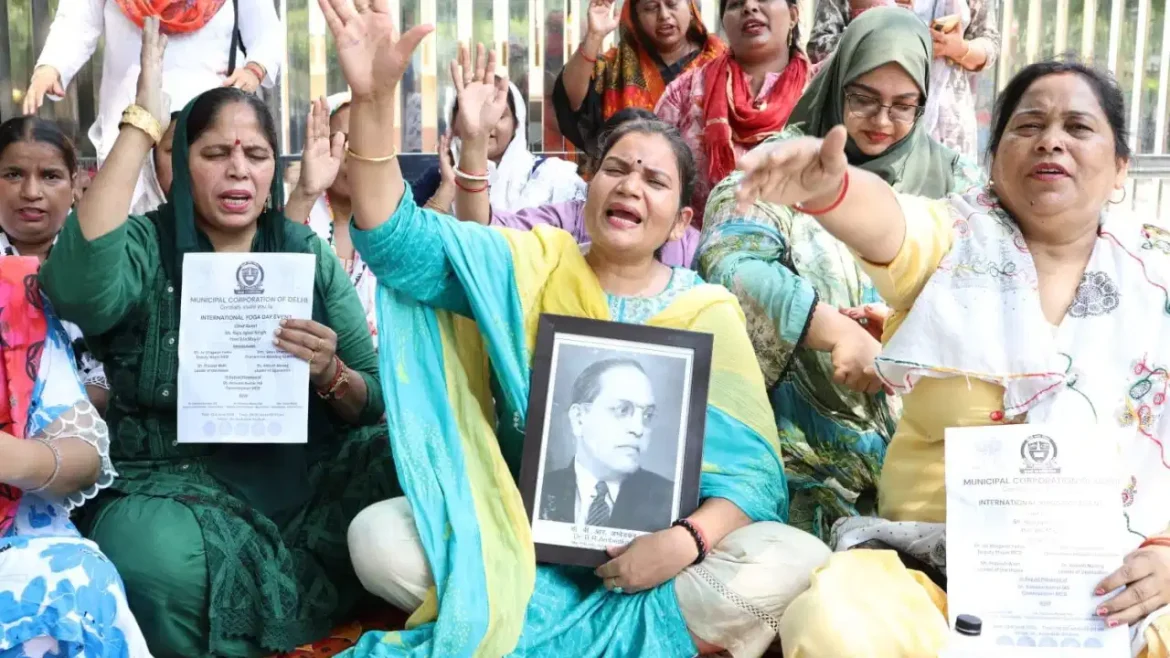 मुंडका विधानसभा में सड़कों की बदहाली: AAP नेता सारिका चौधरी ने भाजपा के 'निकम्मेपन' को किया बेनकाब।