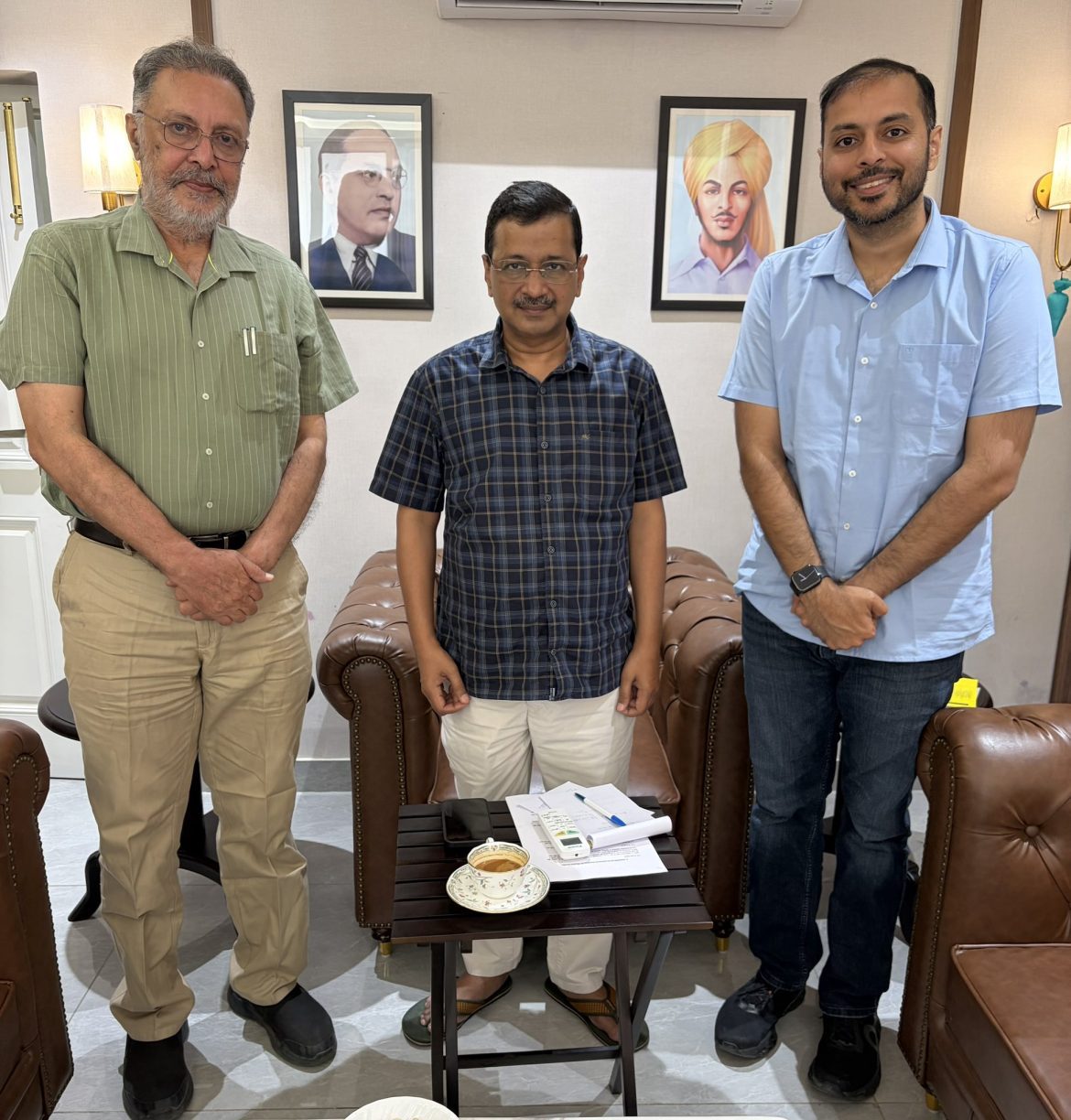 पंजाब में स्वास्थ्य क्रांति और पटियाला रूरल के विकास पर हुई चर्चा: डॉ. बलबीर सिंह ने अरविंद केजरीवाल से की मुलाकात