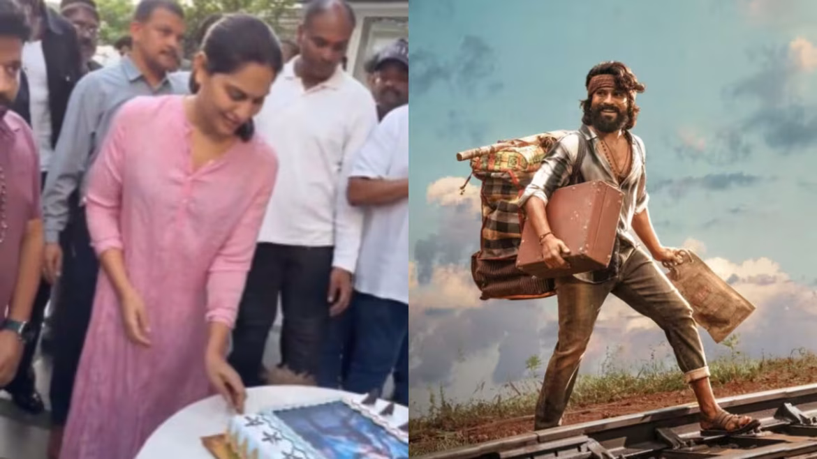 राम चरण की फिल्म 'पेड्डी' ने की 100 करोड़ की कमाई, फैंस के बीच सेलिब्रेशन में शामिल हुईं उपासना कोनिडेला