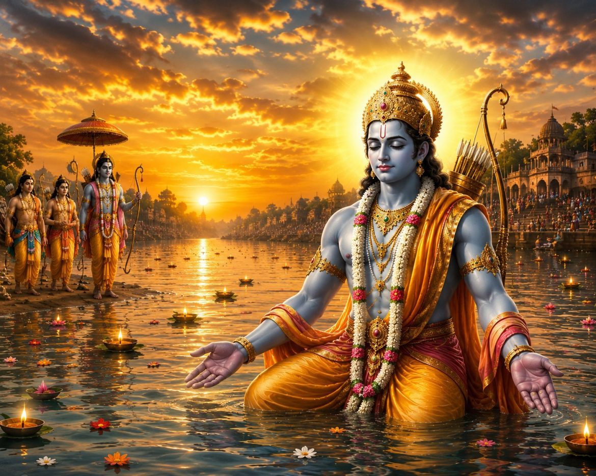 मर्यादा पुरुषोत्तम श्रीराम की जल समाधि: जानिए क्यों और कैसे भगवान राम ने सरयू में ली थी समाधि