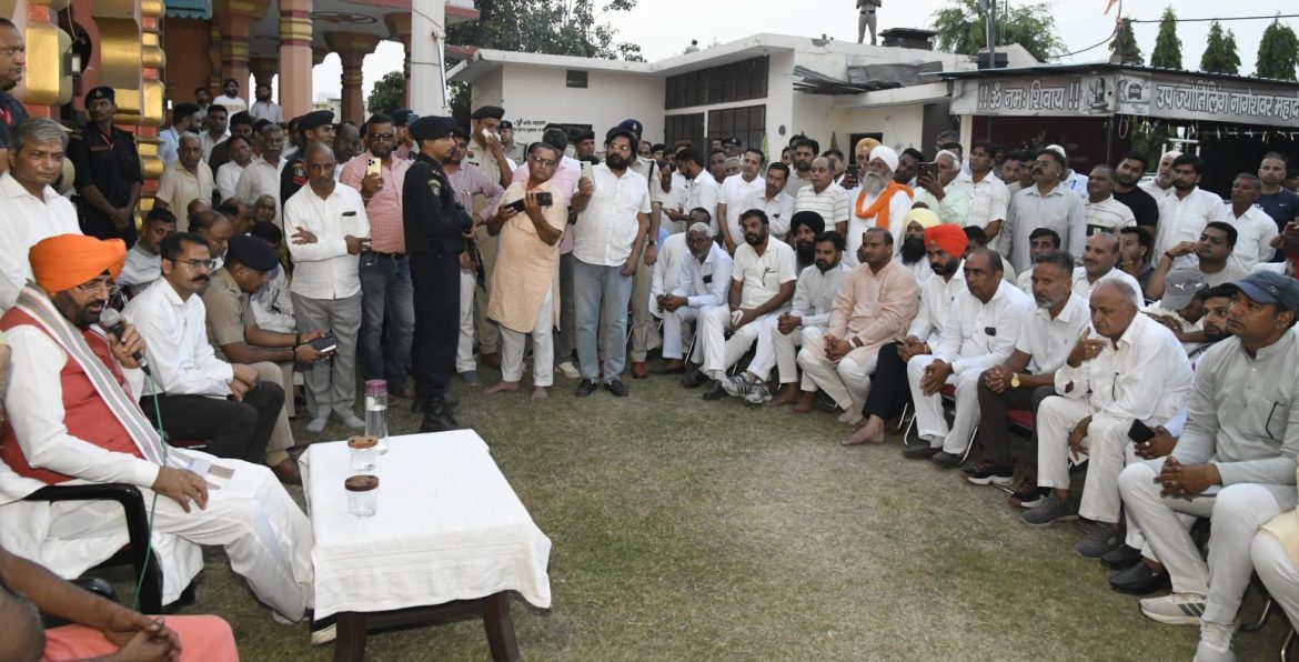 बाबाएन: मुख्यमंत्री नायब सिंह सैनी ने नागेश्वर महादेव धाम का किया दौरा, डोम गिरने की घटना की ली जानकारी