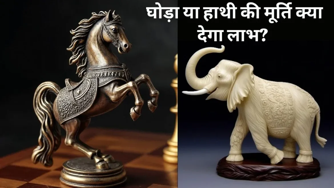 वास्तु टिप्स: घर में दौड़ते घोड़े या हाथी की मूर्ति - क्या रखना ज्यादा शुभ है?