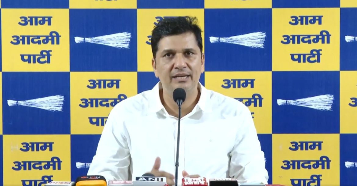 सौरभ भारद्वाज का BJP पर आरोप: ताहिर हुसैन को लेकर दंगों की राजनीति कर वोट बांटने की कोशिश