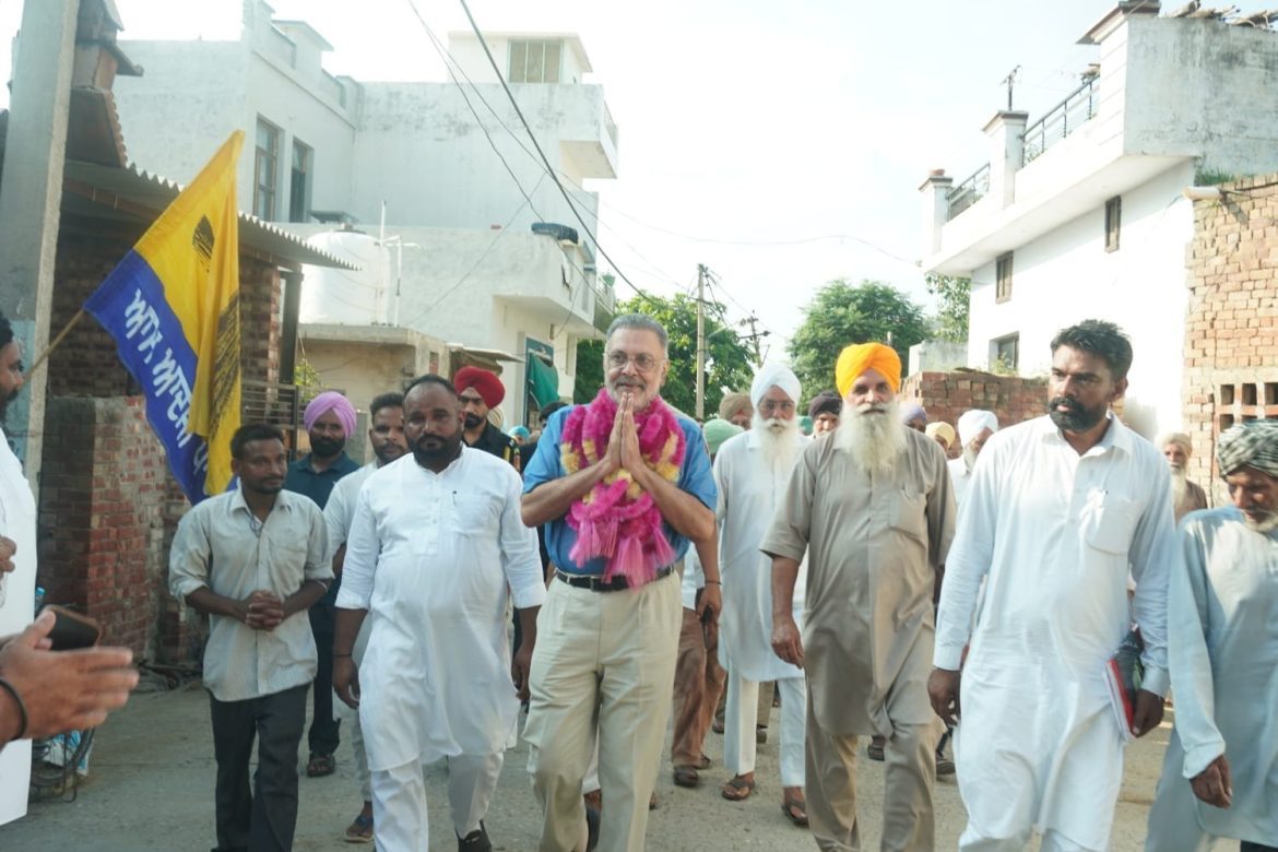 पटियाला  ग्रामीण में डॉ. बलबीर सिंह का जनसंपर्क अभियान, गांवों के विकास और जनसमस्याओं के समाधान पर दिया जोर