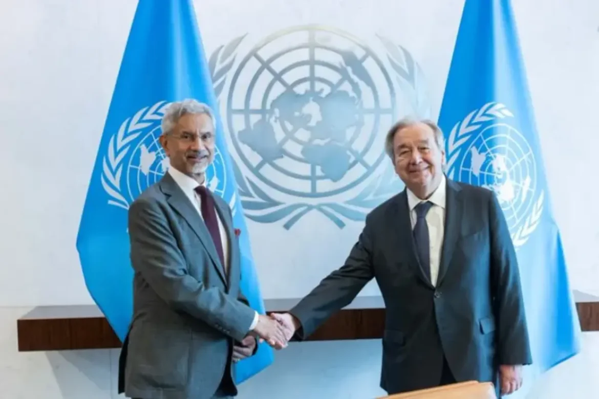 Jaishankar-Guterres Meeting: जयशंकर ने UN महासचिव से की मुलाकात, वैश्विक संघर्ष और ग्लोबल साउथ पर चर्चा