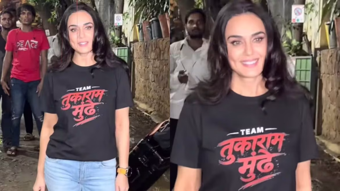 प्रीति जिंटा की ‘टीम तुकाराम मुंढे’ टी-शर्ट ने खींचा ध्यान, जानें क्यों चर्चा में आया नाम