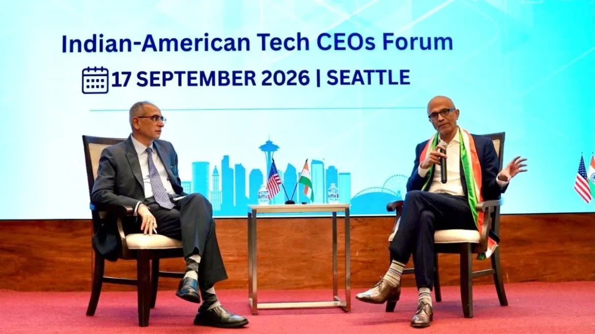 India-US Tech Partnership: Seattle में जुटे 40+ भारतीय-अमेरिकी टेक CEO, सत्य नडेला ने AI को बताया जनरल-पर्पज टेक्नोलॉजी