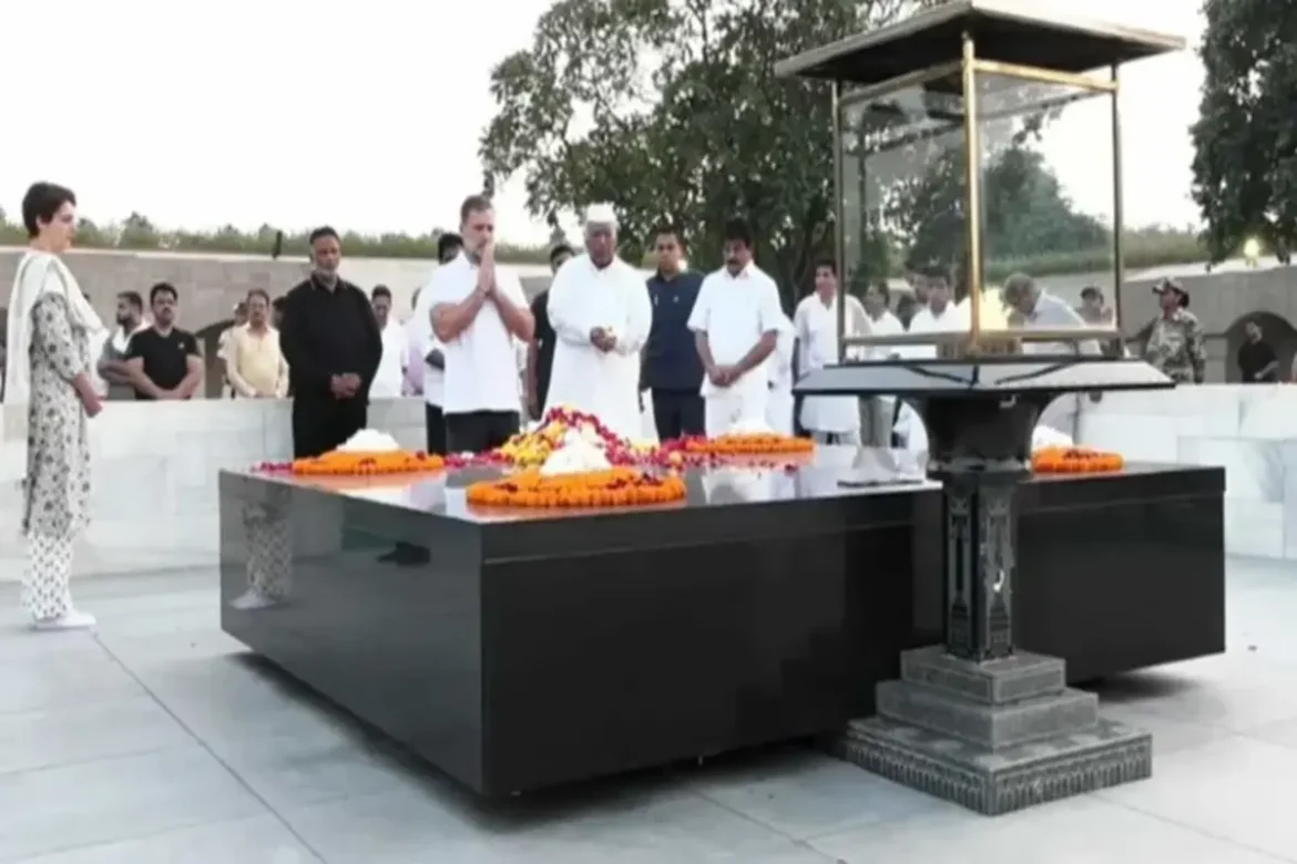 SIR विवाद: INDIA गठबंधन का राजघाट पर प्रदर्शन, राहुल गांधी ने फिर मांगा CEC ज्ञानेश कुमार का इस्तीफा