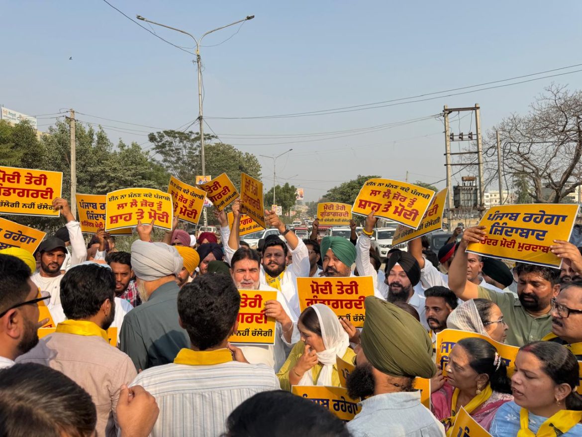 Punjab News: ‘डराने की राजनीति बंद करे BJP’, लुधियाना में AAP का जोरदार प्रदर्शन, विधायक अशोक पराशर ने संभाली कमान