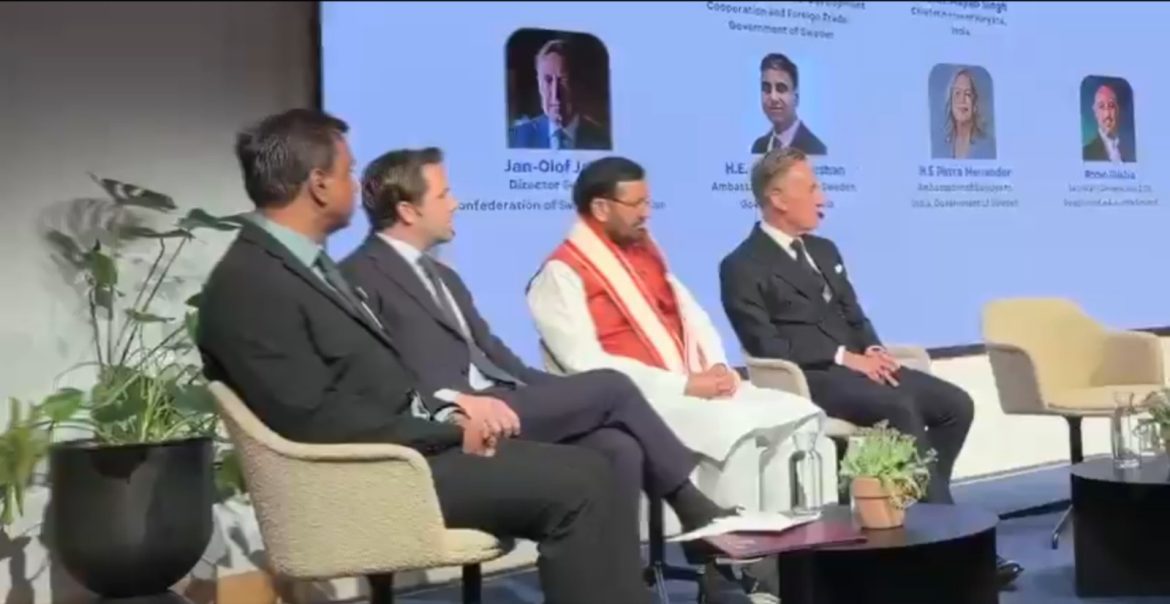 स्वीडन में इंडिया-स्वीडन इनोवेशन डे 2026 में शामिल हुए नायब सिंह सैनी, निवेशकों को दिया हरियाणा आने का न्योता