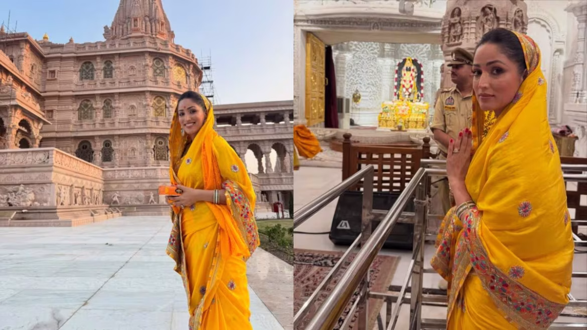 यामी गौतम ने पहली बार किए रामलला के दर्शन, हनुमानगढ़ी में भी टेका माथा, बोलीं- श्रीराम की कृपा से खूबसूरत रहा साल