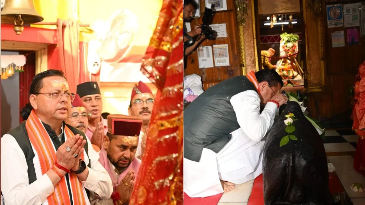 PM Modi के सार्वजनिक जीवन के 25 साल पूरे, CM धामी ने काशी विश्वनाथ मंदिर में की विशेष पूजा